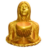 golden 3D sculpture for home decor