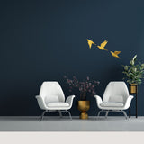 Flying Birds 3D Wall Art - Set of 3 -Yellow
