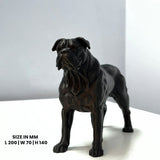 3D Printed Bulldog Standing Dog Miniature Figurine