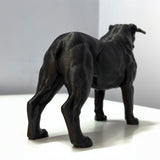 3D Printed Bulldog Standing Dog Miniature Figurine