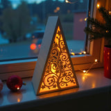 Christmas Tree Tealight Decor | Set of 2