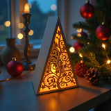 Christmas Tree Tealight Decor | Set of 2