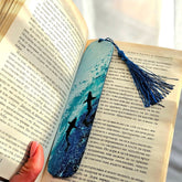 Deep Blue Bookmark – Artistic Book Accessory Inspired By Deep Blue Sea