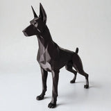 3D Printed Dobermann Standing Dog Miniature Figurine