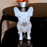 3D Printed French Bulldog Sitting Dog Miniature Figurine