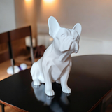 3D Printed French Bulldog Sitting Dog Miniature Figurine