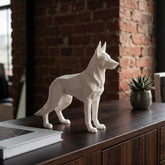 3D Printed German Shepherd Standing Dog Miniature Figurine