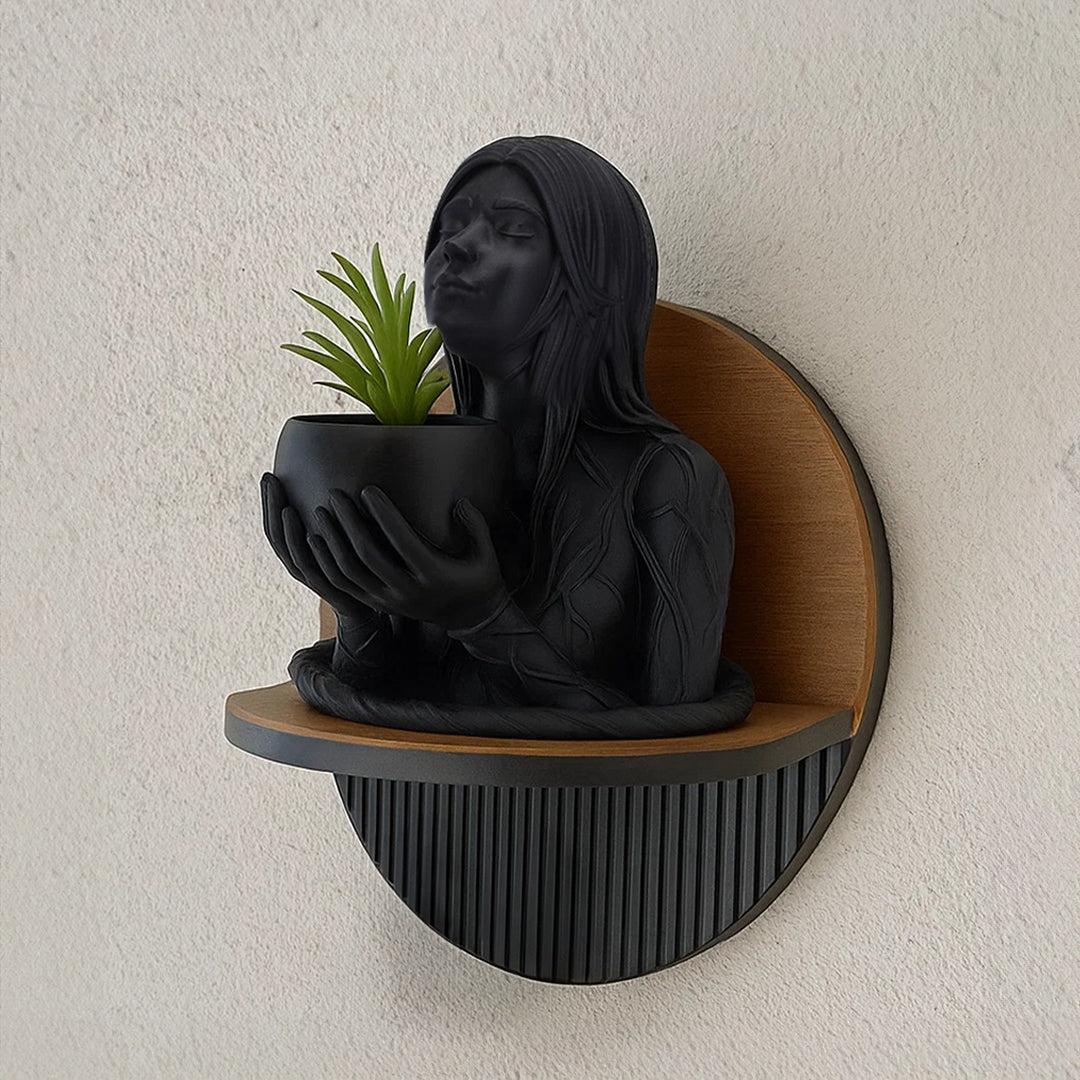 goddess lady plant pot for home decor