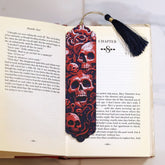 Magenta Skullture Bookmark