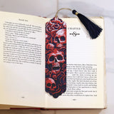 Magenta Skullture Bookmark
