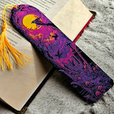 Raven Watch Bookmark – Gothic Book Accessory with Tassel