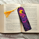 Raven Watch Bookmark – Gothic Book Accessory with Tassel