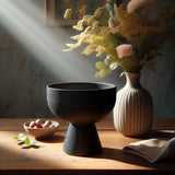 Trophy pot black for home decor