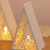 Christmas Tree Tealight Decor | Set of 2