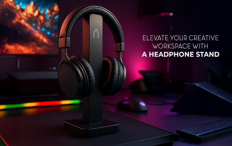 Elevate Your Creative Workspace With a Headphone Stand for Gamers and Music Enthusiasts