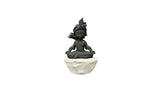 Krishna Idol in Meditation Pose | Krishna in Dhyan Mudra | Perfect for Home Décor, Desk, and Car Dashboard | Spiritual Gift for Meditation Enthusiasts