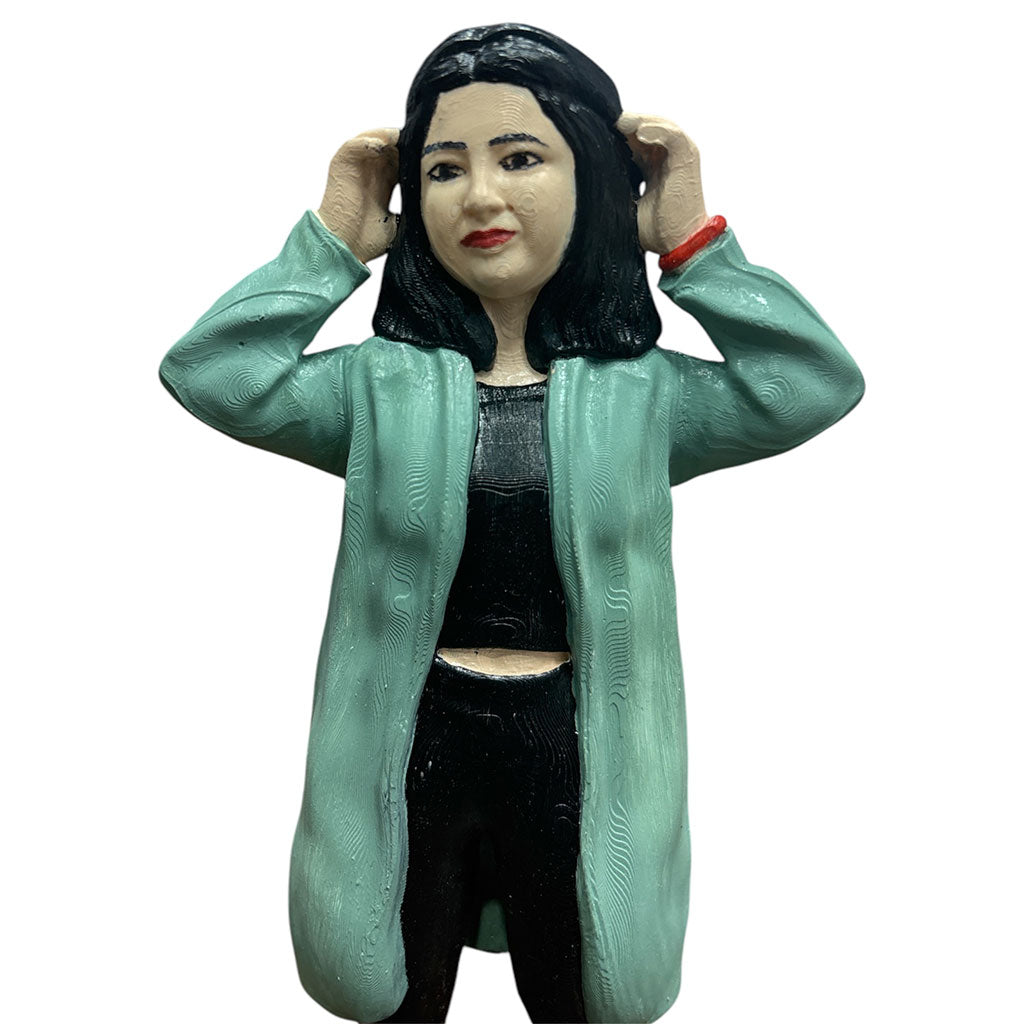 3d miniature statue for women