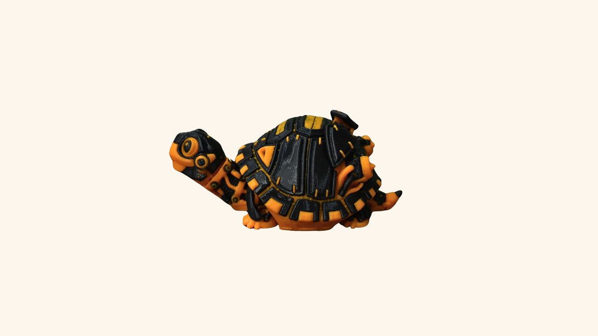 Multi-Coloured Sci-Fi Tortoise Toy