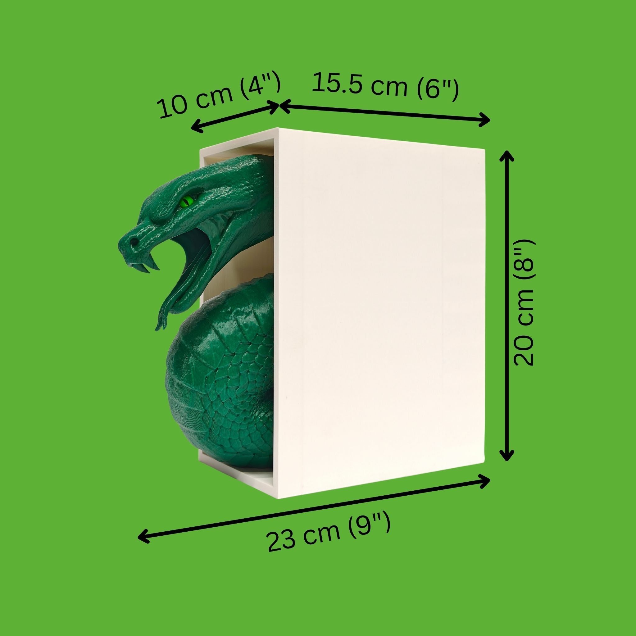 Snake Bookend - Harry Potter's Slytherin House Inspired
