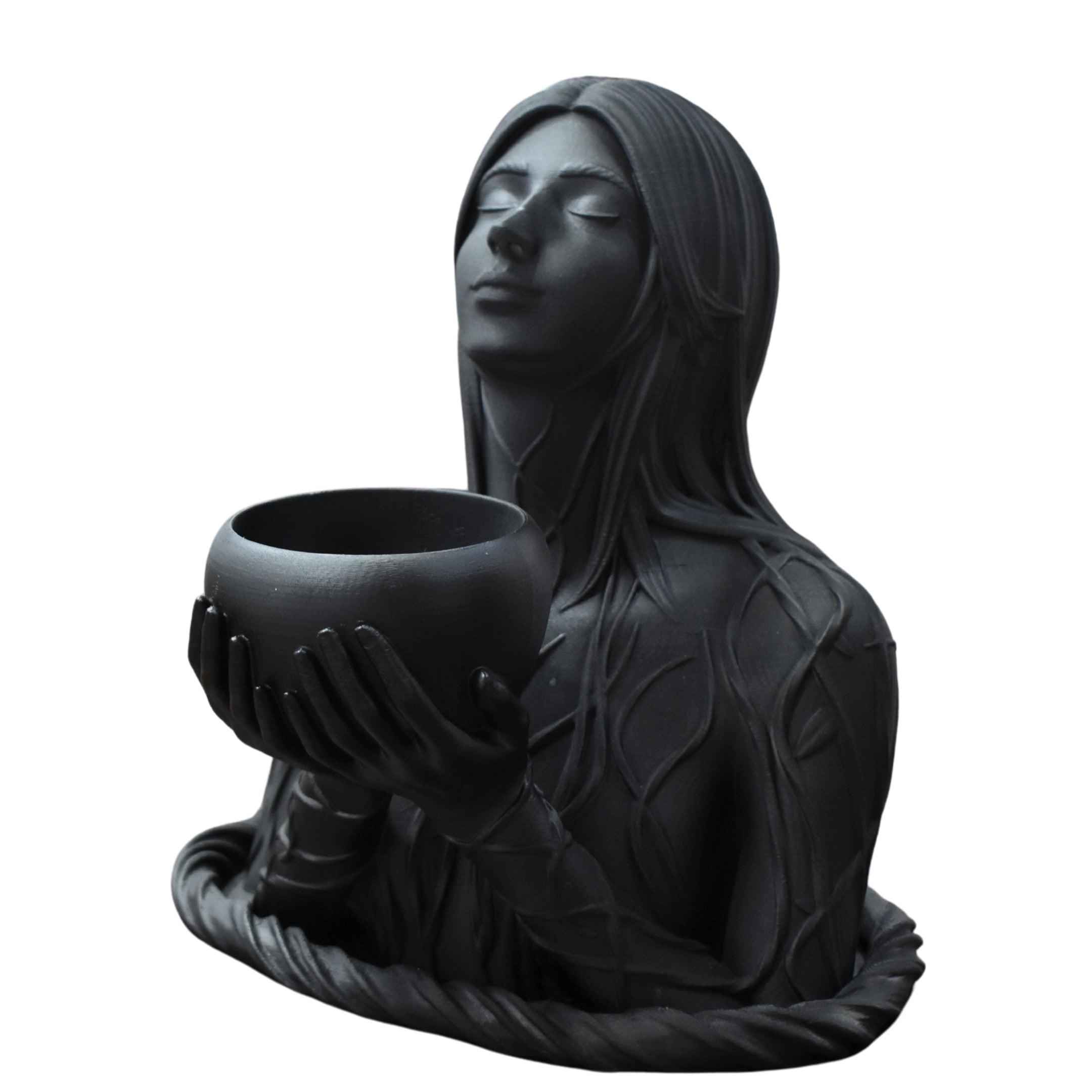 Goddess Lady Garden Pot | Decorative Planter | Indoor Plant Pot | Ideal for Desk, Home, or Jewellery Store Décor