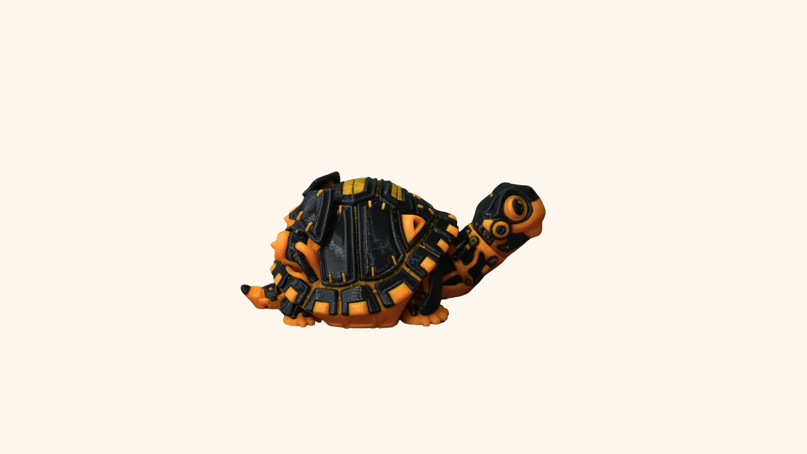 Multi-Coloured Sci-Fi Tortoise Toy | Cyborg-Themed Tortoise with Moving Parts | Perfect for Kids, Gamers, and Collectors | Unique Decor and Play Toy