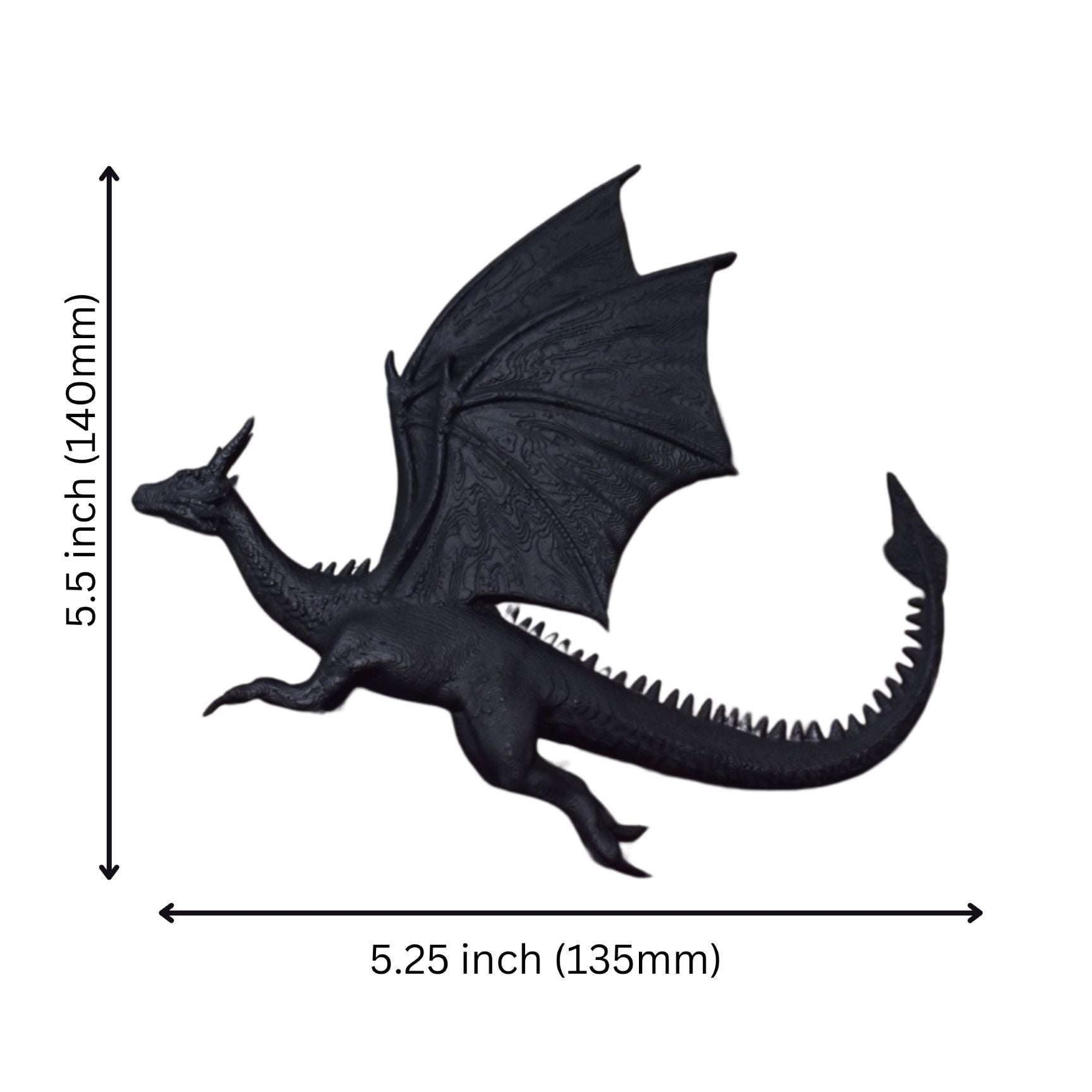 Game of Thrones Inspired Flying Dragons 3D Wall Art - Set of 3