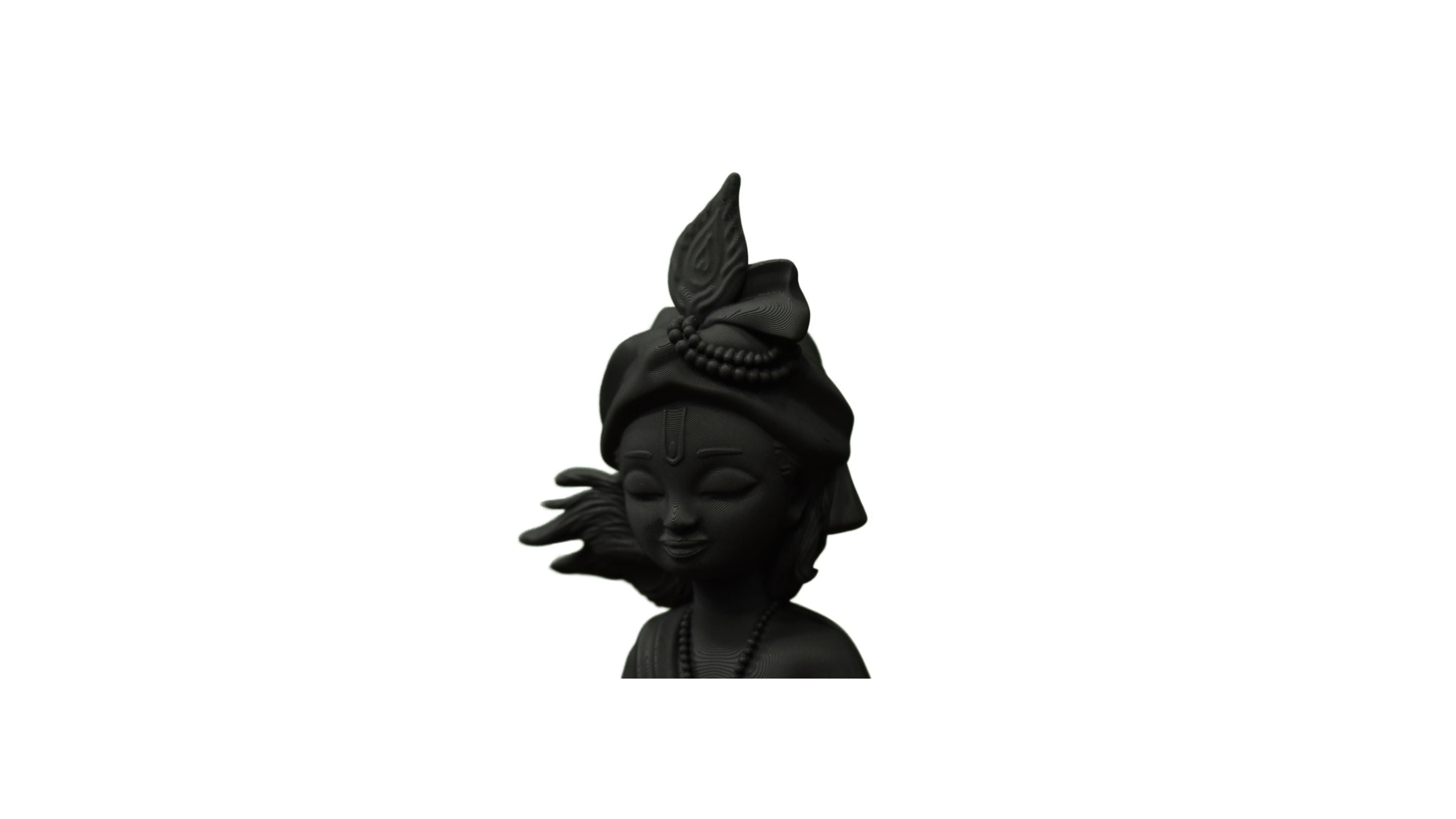 Krishna Idol in Meditation Pose | Krishna in Dhyan Mudra | Perfect for Home Décor, Desk, and Car Dashboard | Spiritual Gift for Meditation Enthusiasts