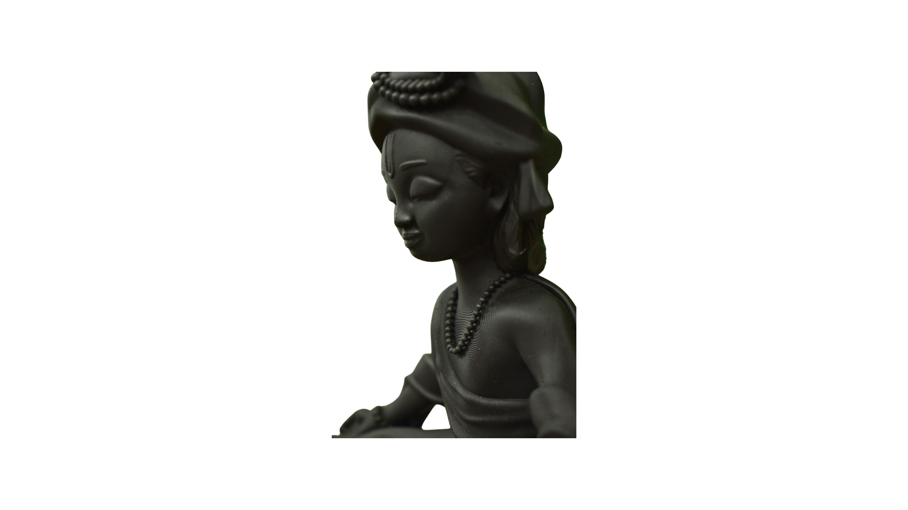 Krishna Idol in Meditation Pose | Krishna in Dhyan Mudra | Perfect for Home Décor, Desk, and Car Dashboard | Spiritual Gift for Meditation Enthusiasts