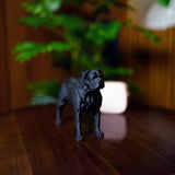 3D Printed Bulldog Standing Dog Miniature Figurine