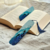 Deep Blue Bookmark – Artistic Book Accessory Inspired By Deep Blue Sea