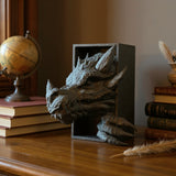 Game of Thrones Inspired Dragon Bookend – 3D Printed Collector’s Shelf Decor