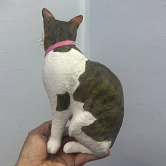 Custom 3D Printed Cat Miniature Figurine