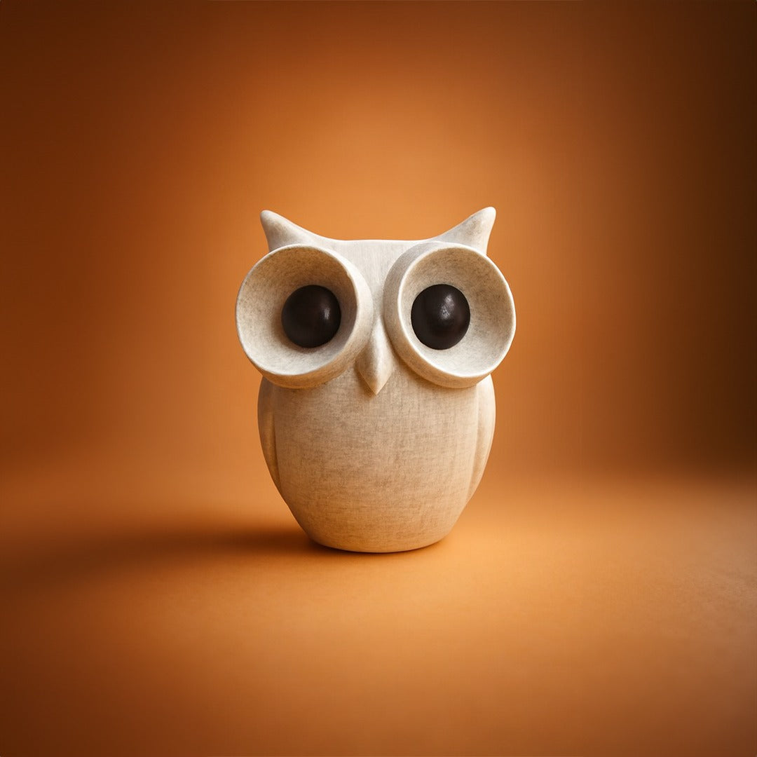 Goddess Lakshmi Owl Idol