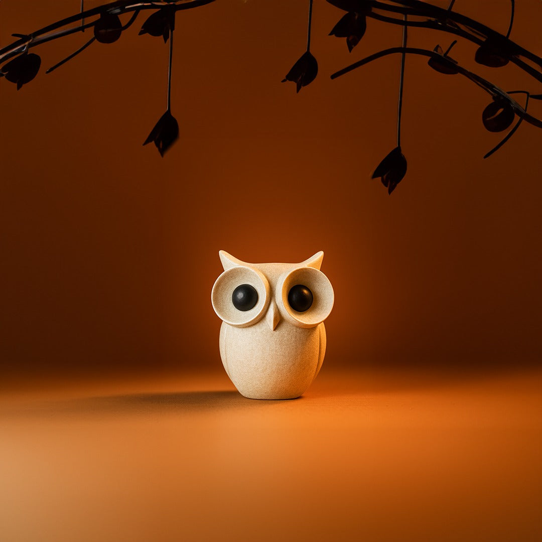 Goddess Lakshmi Owl Idol