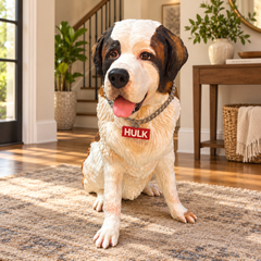 3D Printed Life-Size Dog Figurine