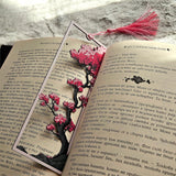 Sakura Tree Bookmark - Cherry Blossom Book Accessory for Gift | 3D Printed Bookmarker