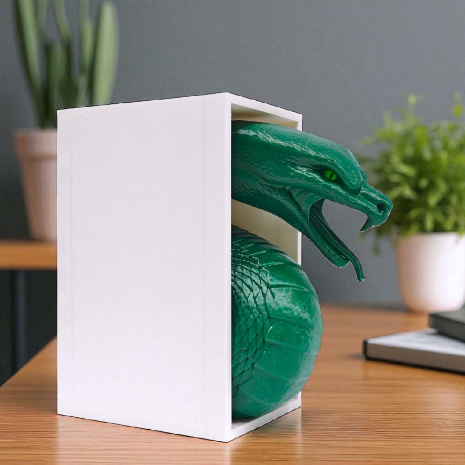 Snake Bookend - Harry Potter's Slytherin House Inspired
