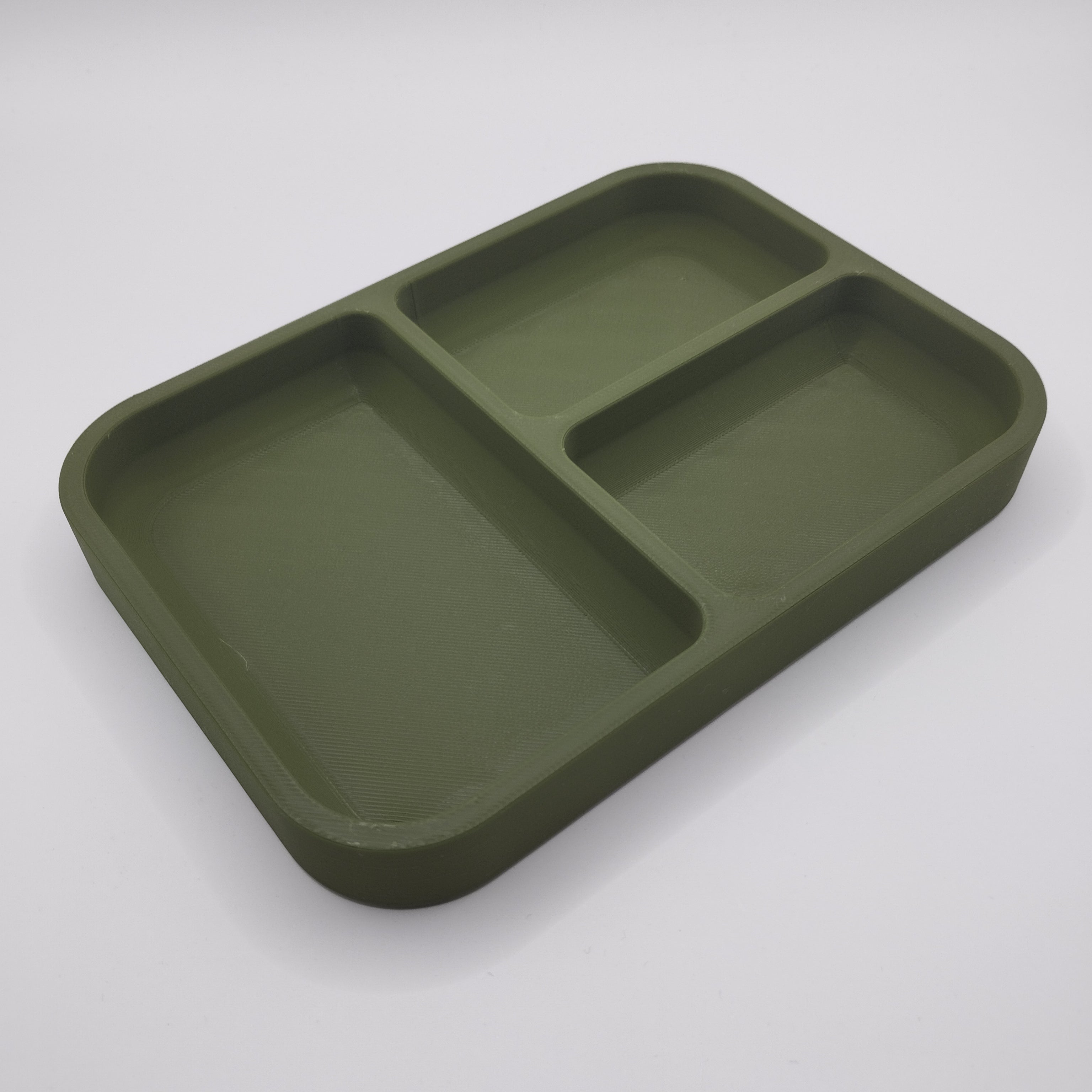 Quantum Legends Key Holder, Tray for Desk Organizer - 3D Printed Army Plate, Perfect for  Storage and Display (Green)