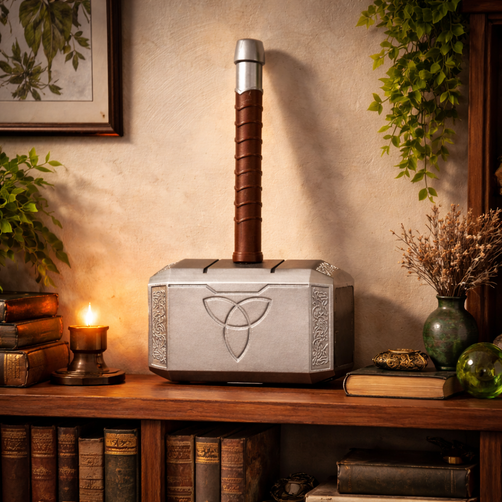 Life-Size Norse Mythology Thor Hammer Collectible | Gift for Mythology Lovers and Collectors